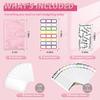 Portable A6 Cash Envelope Budget Notebook With 6 Holes Loose Leaf Binder For Saving Money Financial Management Planner