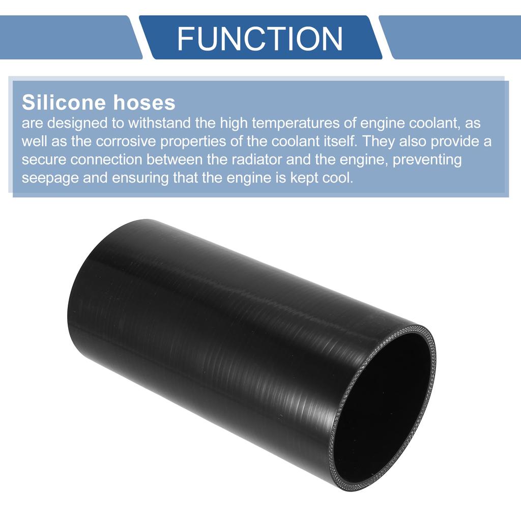 X AUTOHAUX 1 Piece Inner Diameter 3.5 Inches (90 Mm) Length 7.9 Inches (200