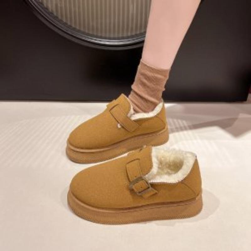Women's Cotton Shoes Autumn and Winter New Velvet Thickened Outer Wear Versatile Thick-soled Warm Women's Shoes
