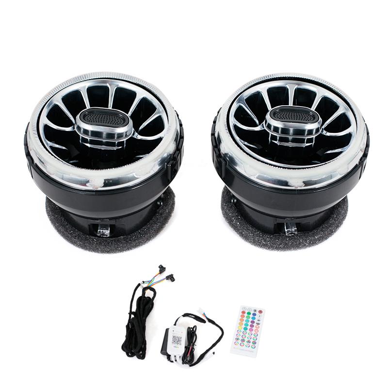 

Car 2PCS LED Front Console Air Condition Replace AC Vent Turbo Outlet For Toyota 86 GT86 2012-2020 For Subaru BRZ 2012-2020