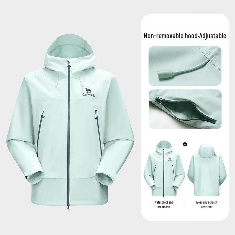 Camel 2026 Unisex Color Shell Outdoor Windbreaker M