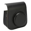 Protective Camera Case PU Leather Pure Color Camera Carrying Bag with   Strap for Camping Travel
