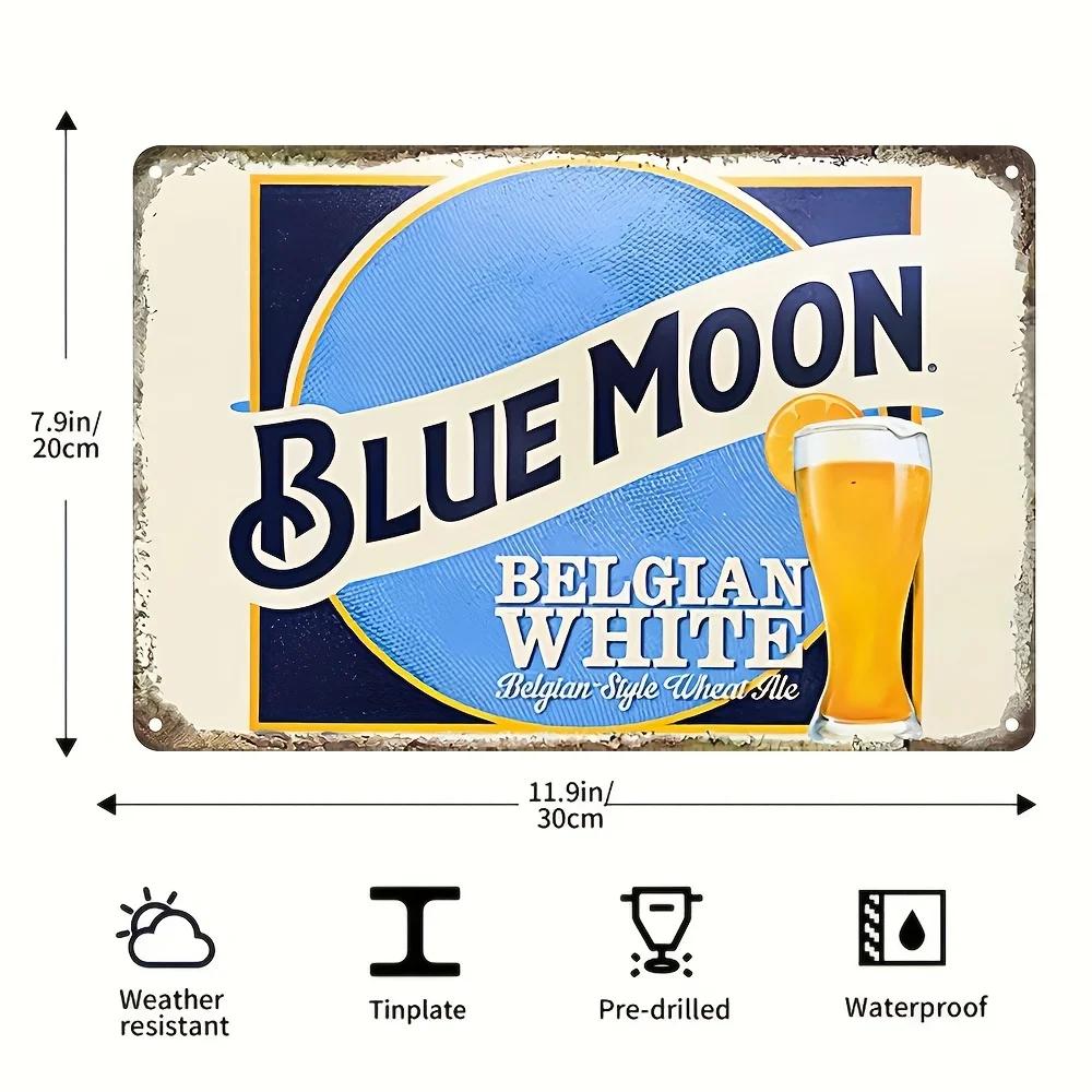 FJ Винтажные пивные знаки с акулой Бар Жестяная табличка Ретро Металлическая табличка Декор стены Lite BUSCH LIGHTE Логотип Музыкальный фестиваль Жестяная табличка 20 X 30 см 20x30cm