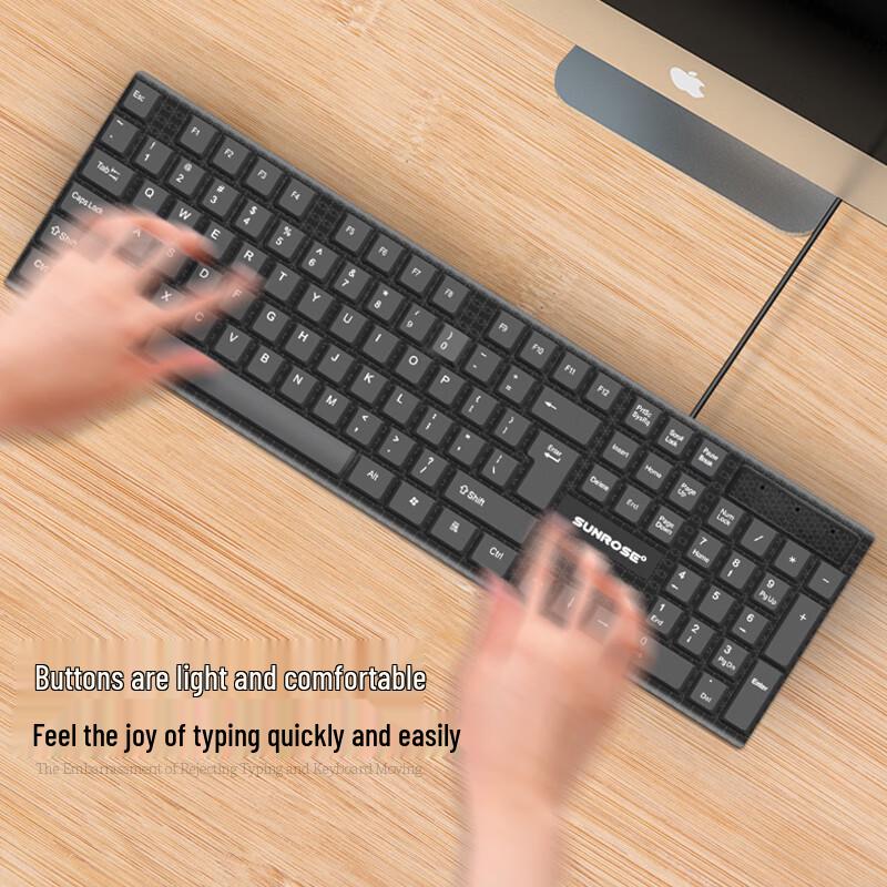 

You Shi Wired Gaming Desktop Keyboard and Mouse Set, Black