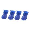 4pcs/set Dog Rainshoes for Small Medium Dogs Anti-slip Rain Boots Anti-dirty Outdoor Dog Shoes Puppy Ankle Boots Dog Accessories