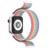 Nylon Watch Band For Apple Watch Series 10 42mm/9 8 7 41mm/6 5 4 SE (2023) SE (2022) SE 40mm/3 2 1 38mm Adjustable Magic Tape Strap