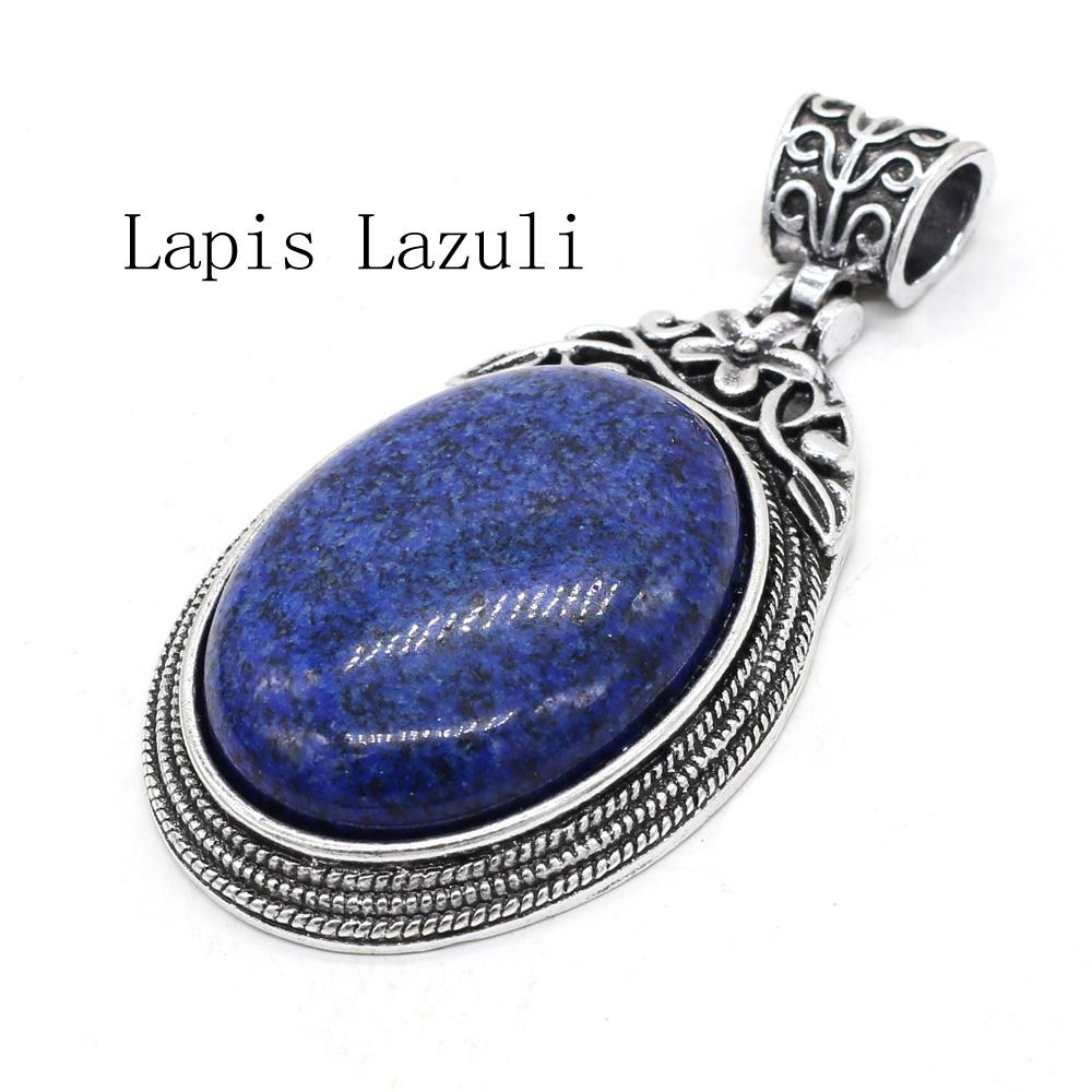 1 шт. винтажный овальный хрустальный кулон в богемном стиле — фото 25