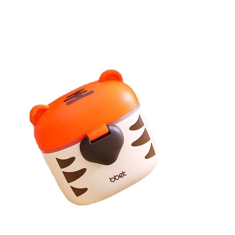 Portable Large-Capacity Baby Milk and Rice Powder Storage Box - Moisture-Proof and Sealed for Travel