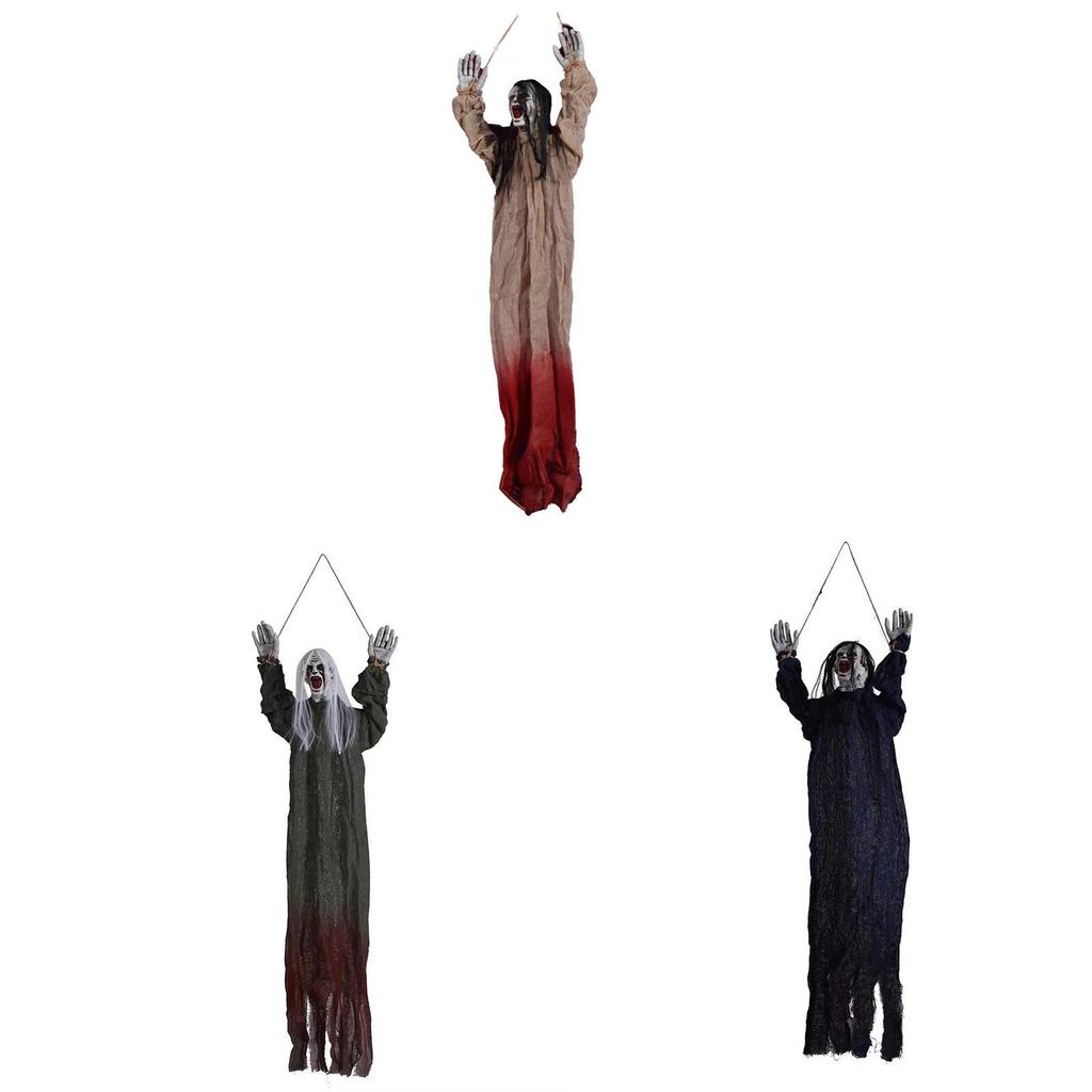 Halloween Decoration Hanging Ghosts Crawling Ghosts Terror Party House Chamber Atmosphere Decoration Props