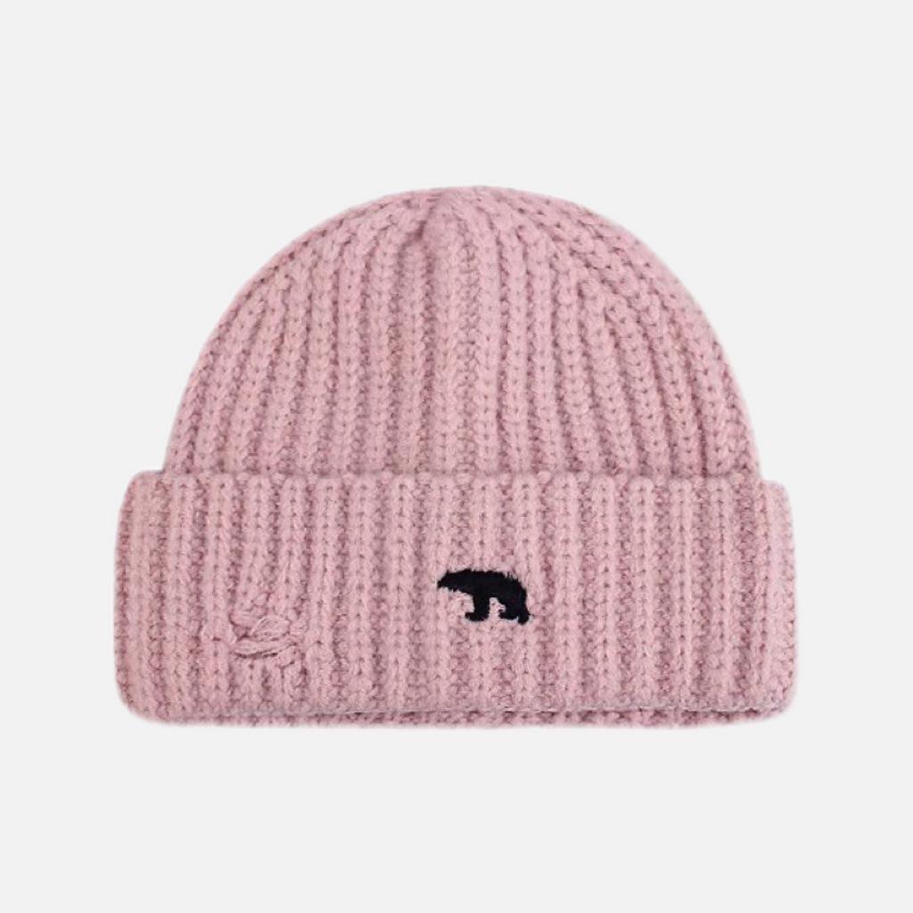 

Осень и зима, вязаная шапка с большой окружностью головы, теплая защита ушей, холодная шапка, стиль Tide Maillard, Arctic может пробивать дыры, шерстяная шапка, женская M（56-58cm）