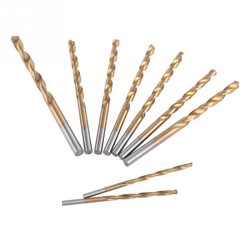 98pcs Titanium Coated Twist Drill Bit High Speed Steel Straight Shank Twist Drill Bits Set 1.5mm-10mm sturdy 98pcs Titanium Coated Twist Drill Bit High Speed Steel Straight Shank Twist Drill Bits Set 1.5mm-10mm sturdy