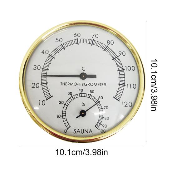 Yousheng 1/2Pcs Sauna Thermometer Hygrometer 2-In-1 Indoor Sauna Room Sauna Fahrenheit Temperature Humidity Monitor Gauge Sauna Accessories