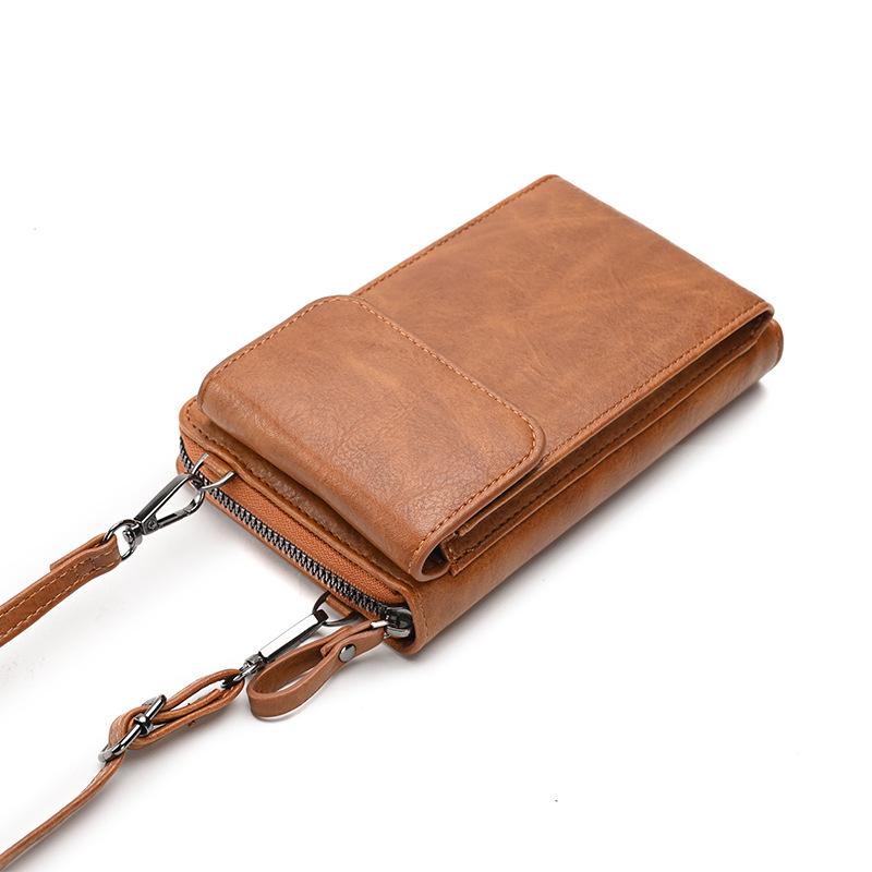2024 Bestseller Retro Dámská Peněženka & Crossbody Taška na Mobil