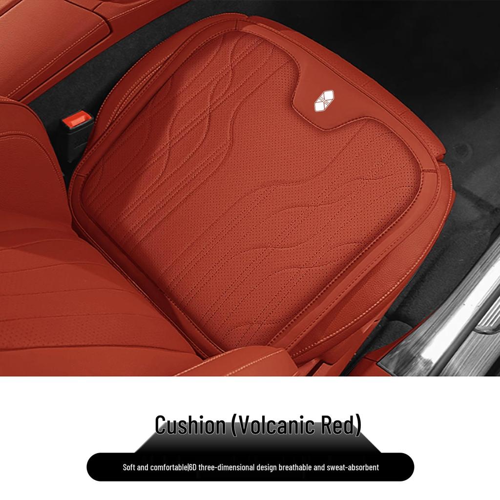 Zhijie S7/R7 & Xiangjie S9 Headrests, Lumbar Supports, Seat Cushions: All-Season, Comfortable, Breathable Leather Interior.