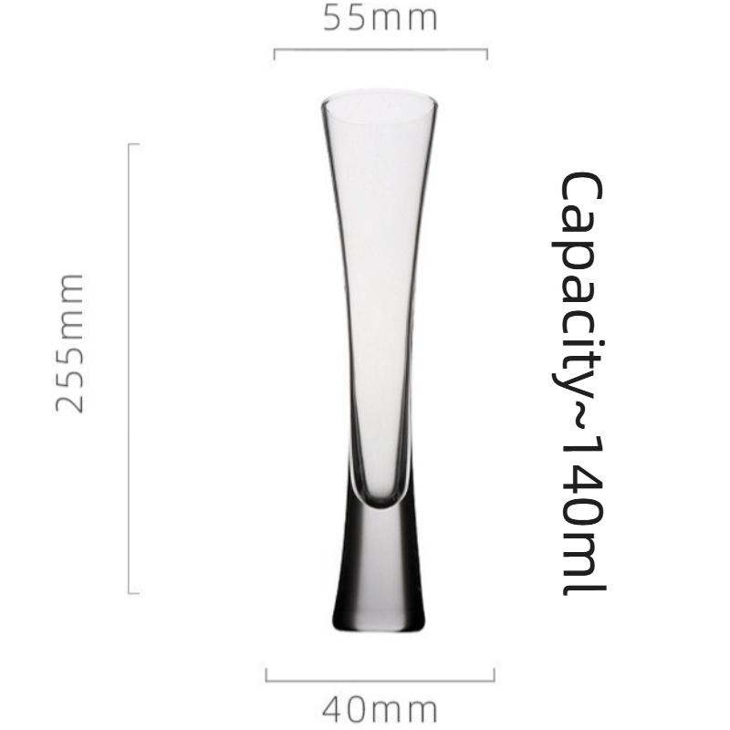 Kreativ Timglas Champagneglas Set Eleganta Kristallglasvaror för Gåvor Jubileum Romantisk Middag Lyxiga Barartiklar
