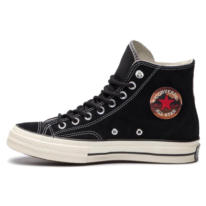 

Converse 1970-е Замшевые Легкие Нескользящие Амортизирующие Высокие Кроссовки Унисекс Черные 36