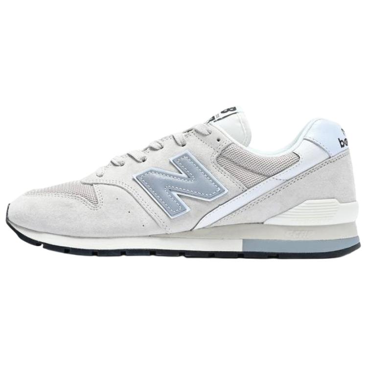 New Balance Nb 996 Versatile Comfortable Mesh Pigskin Low-Top Running Shoes Unisex Sneaker Gray Blue CM996CL2