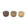 Handcrafted Miniature Dollhouse Basket Woven Storage Organizer for Scene Decoration and Display