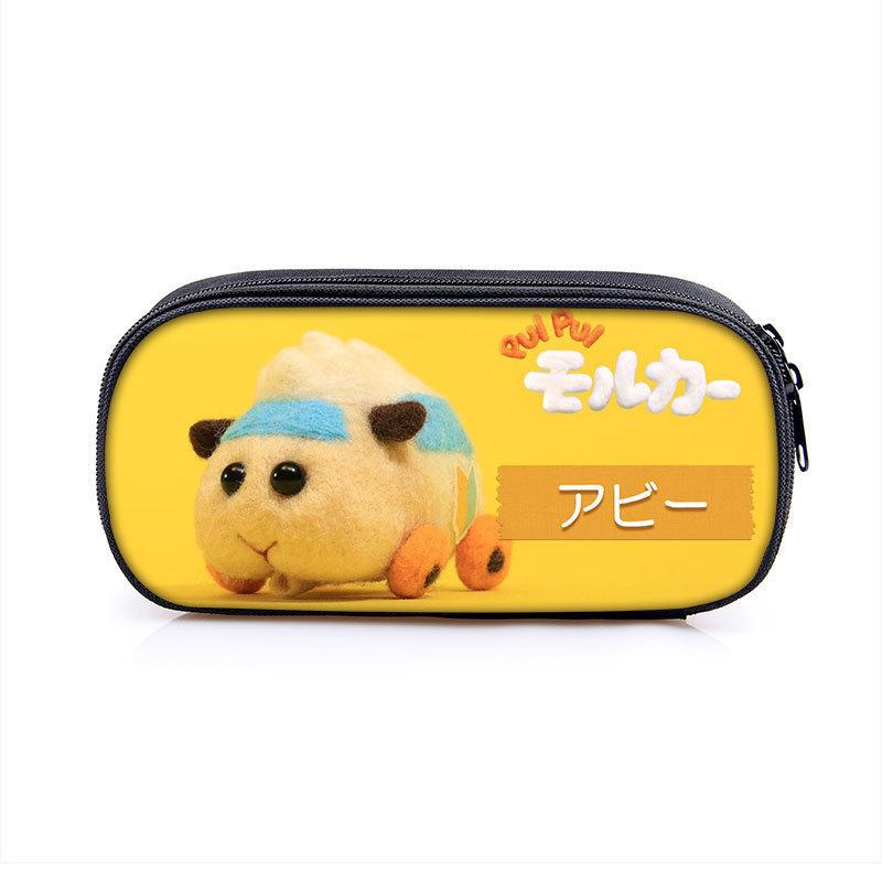 Pui Pui Kids Pencil Case With Nylon Material For School And Travel