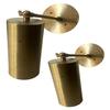 Pair of Mid-Century Italian Brass Wall Sconces Adjustable Arm Wall Light Fixture for Modern Home Decor Vanity
