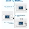 Universal Thermostat Lock Box With Key Clear Large Thermostat Cover For Thermostat On Wall Thermostat Guard Fits Thermostats