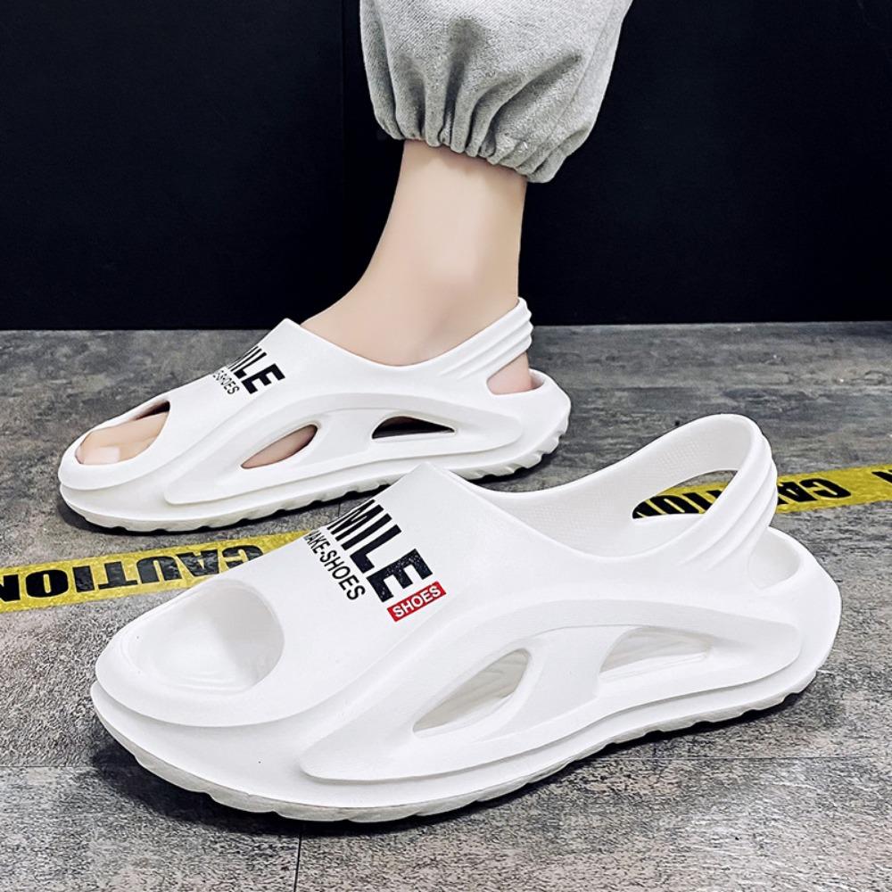 Trendy Couple Thick Sole Sandals Summer Fashion Beach Shoes Non Slip Water Shoes for Men and Women