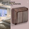 WESA Interrupteur Bouton Lumineux Surface Murale Bois EU Peinture Pulvérisée Plastique Extérieur 2 Touches 1 Voie Mur Extérieur Bascule Marche / Arrêt