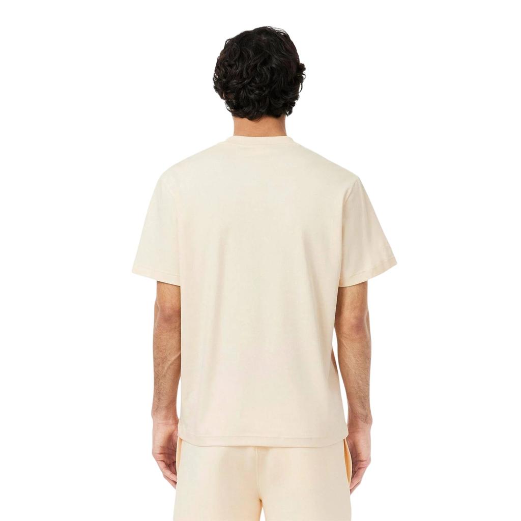 Lacoste Mens Paris Logo Cotton T-Shirt