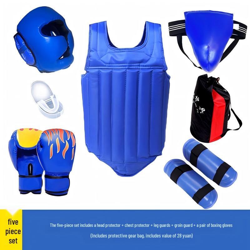 Zhanyu Sanda Boxing Protective Training 5-Piece Set