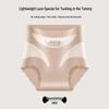 Douyin High Waist Seamless Breathable Tummy Control Panties for Women - Body Shaping, Hip Lifting, Antibacterial Plus Size Briefs.