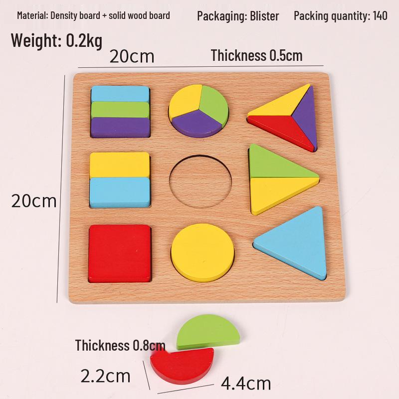 Number & Letter Recognition Puzzle Board for Toddlers - Wooden Educational Toy for Early Learning
