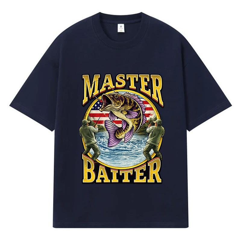 2026 Master Baiter Printed Graphic Streetwear Y2k Harajuku Men Women Clothes 100% Cotton T Shirt Casual Oversized Summer Men T-shirt