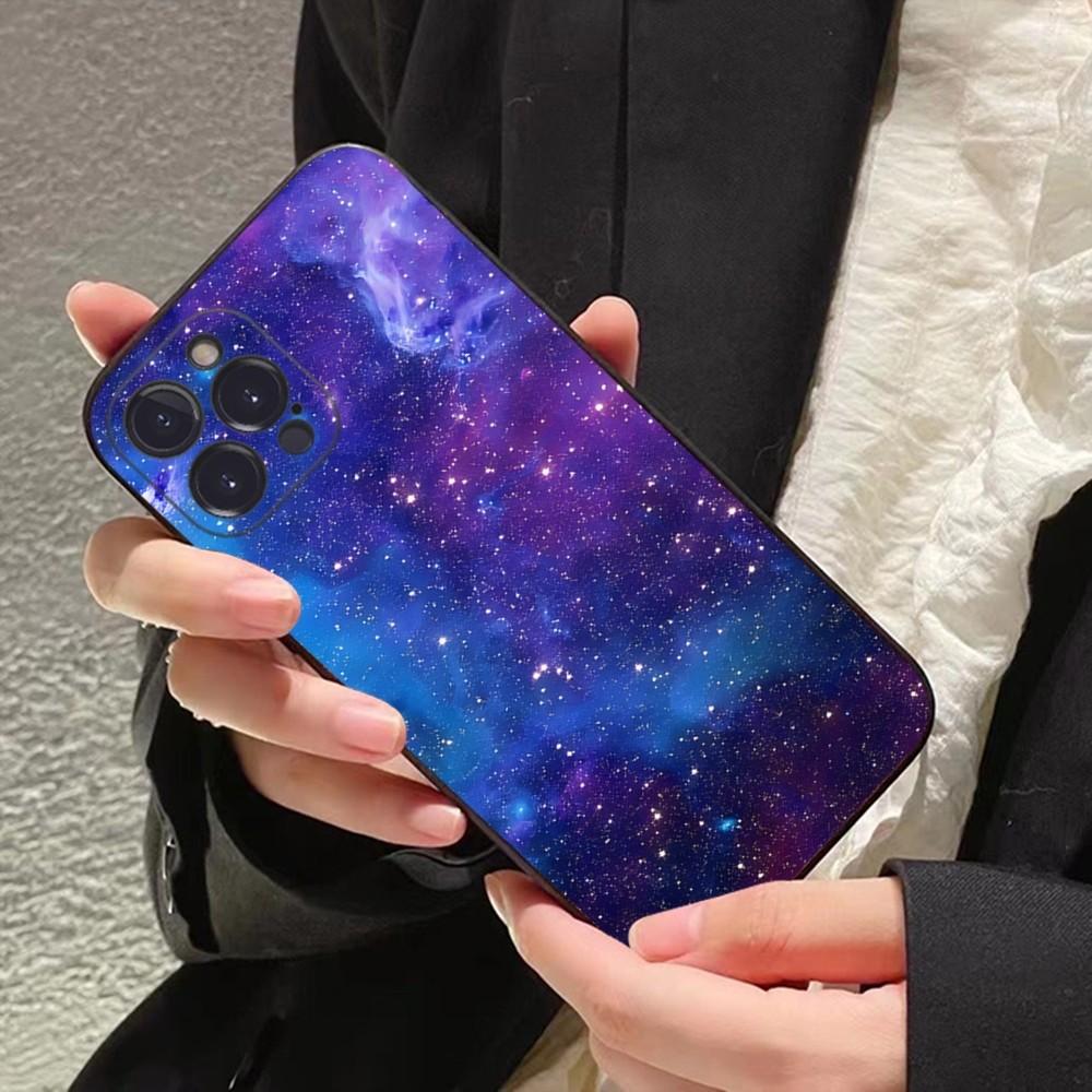 Space Universe Galaxy Phone Case For iPhone 15 14 11 12 13 Mini Pro XS Max Cover 6 7 8 Plus X XR SE 2020 Funda Shell