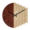 Fish Design 12 Inch Handcrafted Stylish Elegant Analog Wooden Wall Clock for Living Room Hall Bedroom Office Gifting Maple Wood