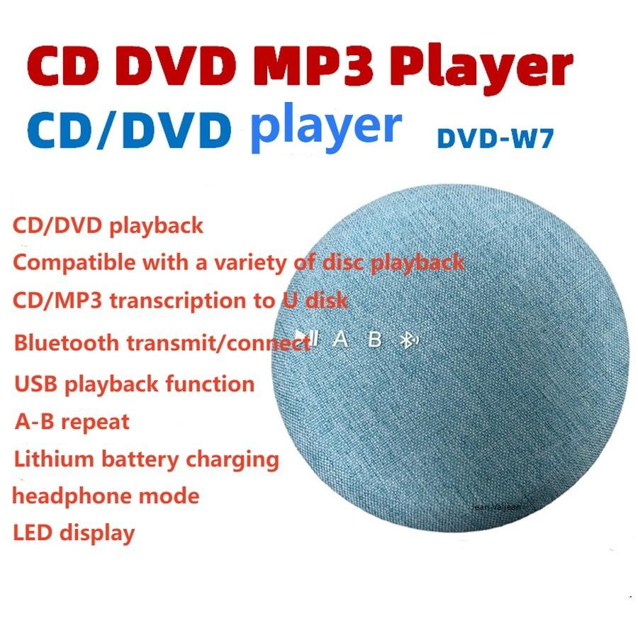 USB Vintage Music With Remote Control Stereo Home Study Walkman Portable Bluetooth CD Player DVD VCD MP3 Hifi With Speaker