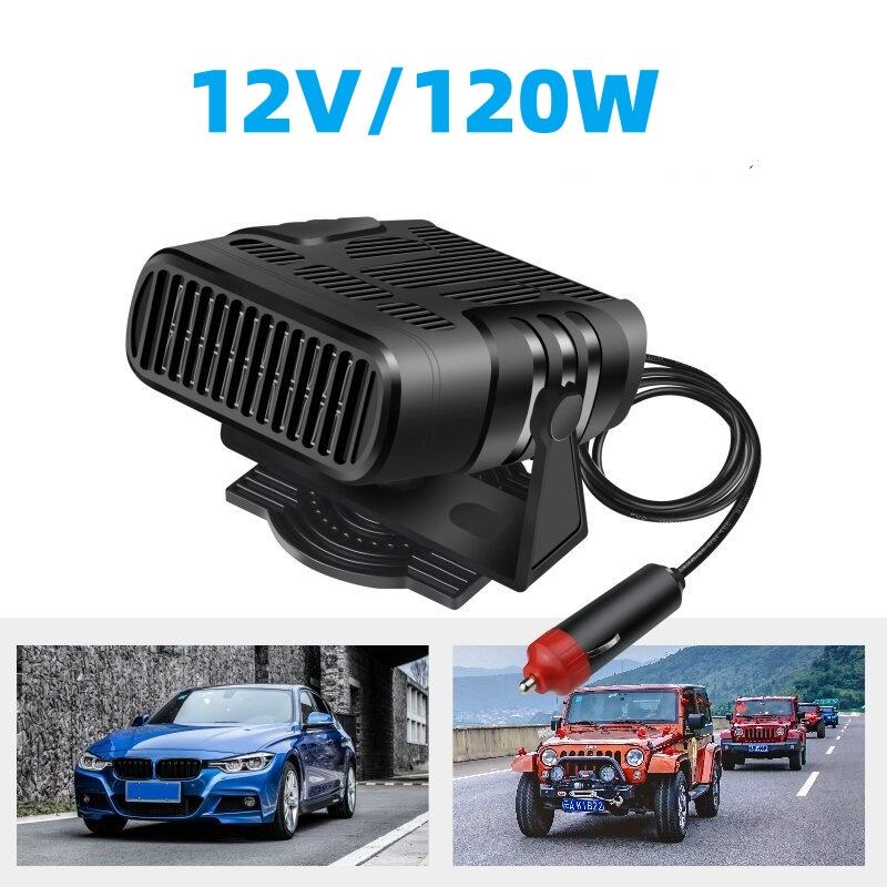 Car Heater 12V/24V Heater Portable Defogger Defroster Heating Fan 200W Dryer Windshield Defogging Household Heater New