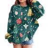 Sweatshirts For Teen Girls Hoodies Long Sleeve Drawstring Pullover Cute Oversized Hoodie Christmas Day