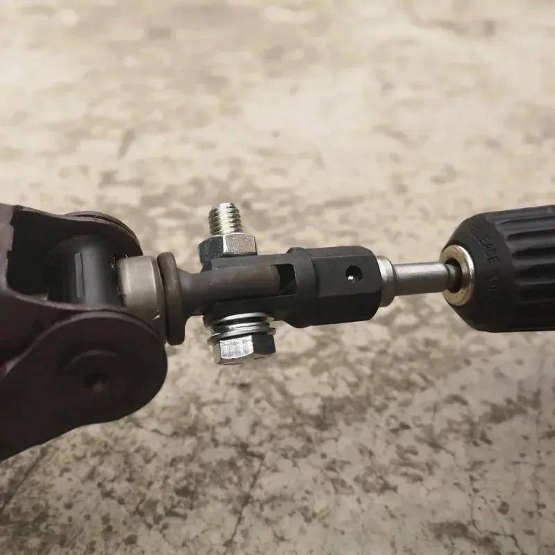 1/2 inch Cricuri foarfece Adaptor Drive Cheie de impact Adaptor Instrument Cric de forfecare Adaptor din oțel crom-vanadiu Tijă de articulație sferică din oțel