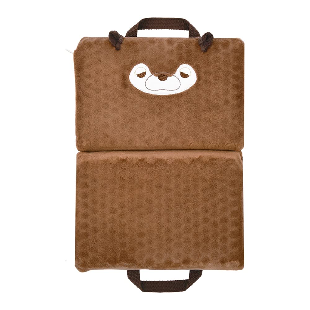 Livheart Pumchi Folding Cushion Sleepy Animals Otter Kururi Total Length Approx 35cm Honeycomb Structure Gel Cushion 87401-33 7855₽