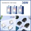 2A+2C Multi-Port Charger: European/American/UK Specs, QC3.0 & PD36W Fast Charging for Mobile Phones
