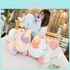 Dream Cute Unicorn Fur Toy Rainbow Angel Horse Sleeping Doll Birthday Gifts