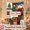Wall Hanging TapestryChristmas Custom Name Print Art For Indoor Home Room Decoration Holiday Gift