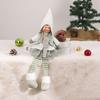 LED Christmas Angel Doll with Retractable Legs - Cute Holiday Elf Decoration