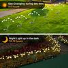 Solar Garden Lights Dual Mode Led Solar Mushroom Lights Waterproof Decor Yard Patio Pathway Jellyfish for Garden Ambiance