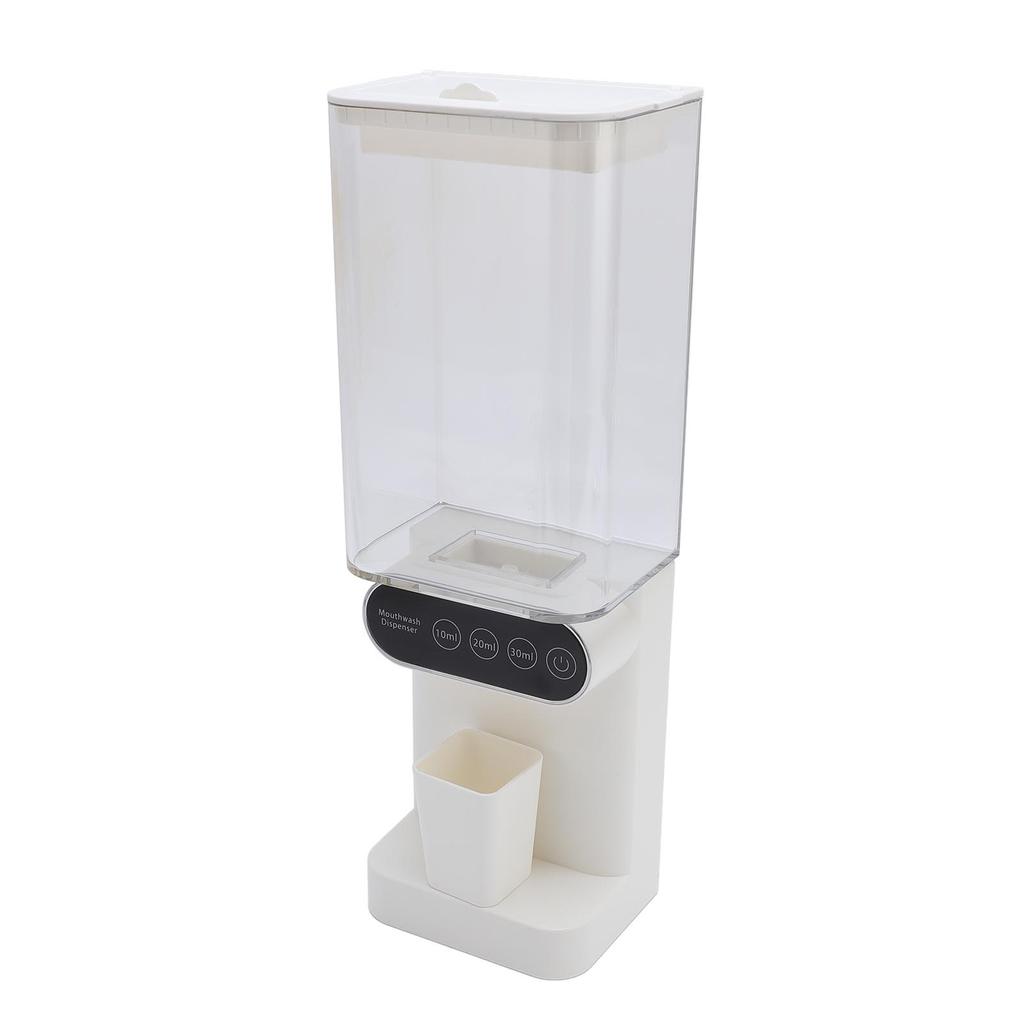 Munsköljdispenser 700 ml Kapacitet 3 Växlar Intelligent Induktion Munsköljdispenser med 2 Magnetiska Koppar för Badrum