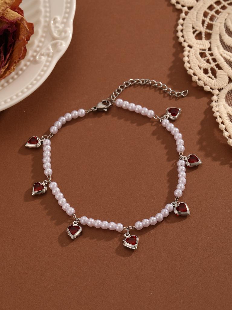 Summer Bohemia Crystal Cubic Zirconia Anklet For Women Girls Ankle Bracelet Leg Chain Beach Party Travel Foot Jewelry