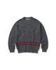 Kalagteo Kidmohair V-Neck Knit / Charcoal
