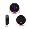 Universal 52mm 12V Fuel Level Gauge Car Motorcycle-10-Segment LED Display,Ultra-Thin Meter with Blue Backlight Easy Installation