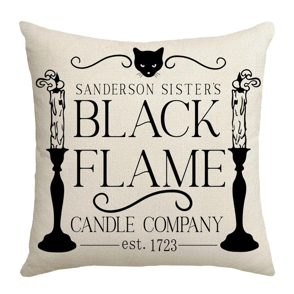 Pumpkin Ghost Print Pillowcase Halloween Decorations Couch Cushion Cover Home Decor Pillow Cover Cojines Decorativos Para Sofá