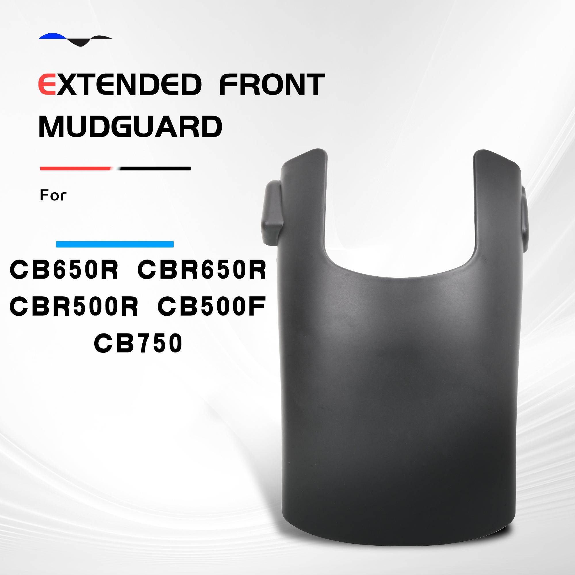Front Fender Mudguard Extender For Honda CB650R CBR650R CB750 CBR500R CB500F Motorcycle Accessories Hugger Extension CBR500R